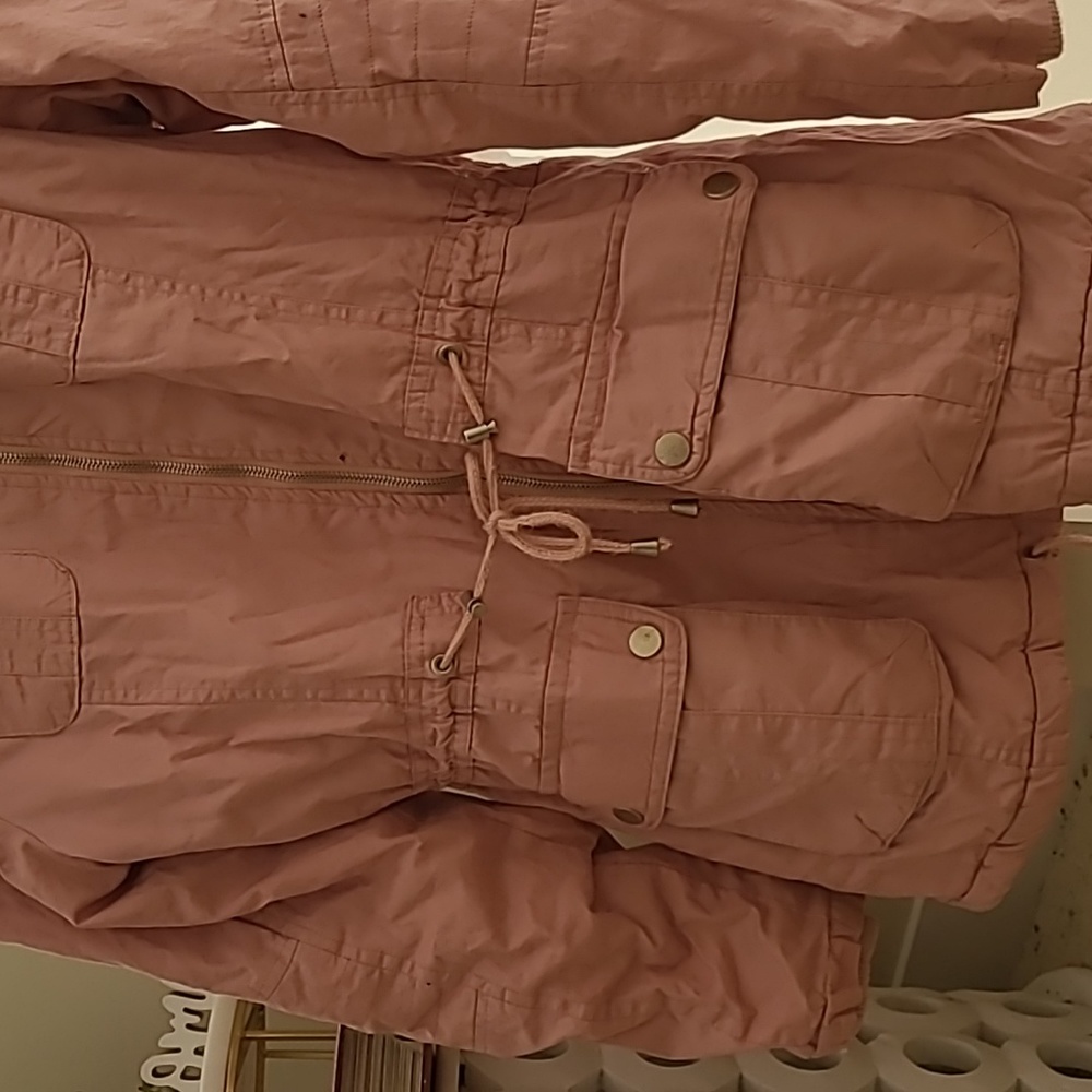 Pink jacket with hood size M